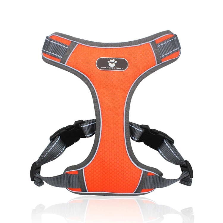 

Breathable T-type Burst Resistant Chest Strap Mesh Safe Comfortable Dog Harness Leash for Medium And Large Dog