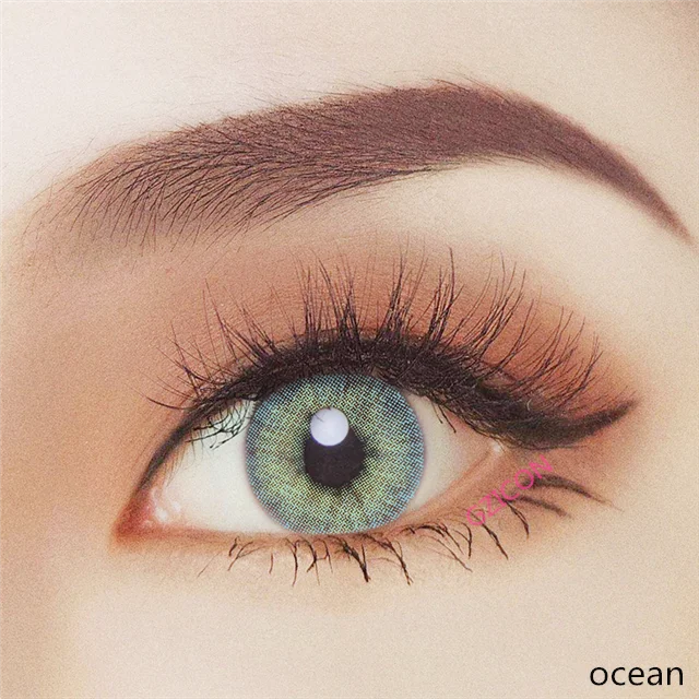 Hollywood cosmetic lenses 4 color high quality beauty eyes color contact lens