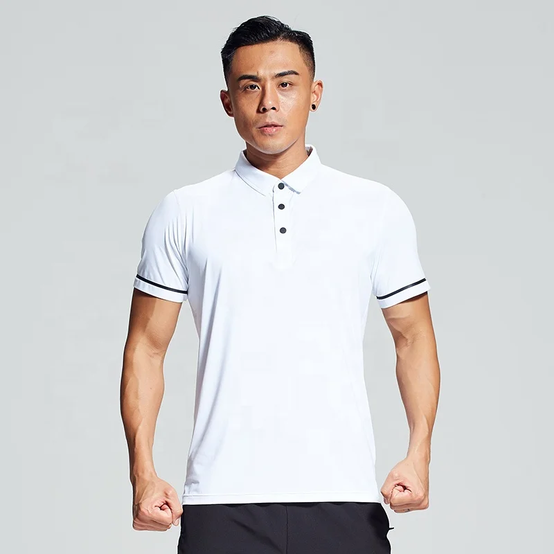 

Wholesale us men smart fashion quick dry polo shirt