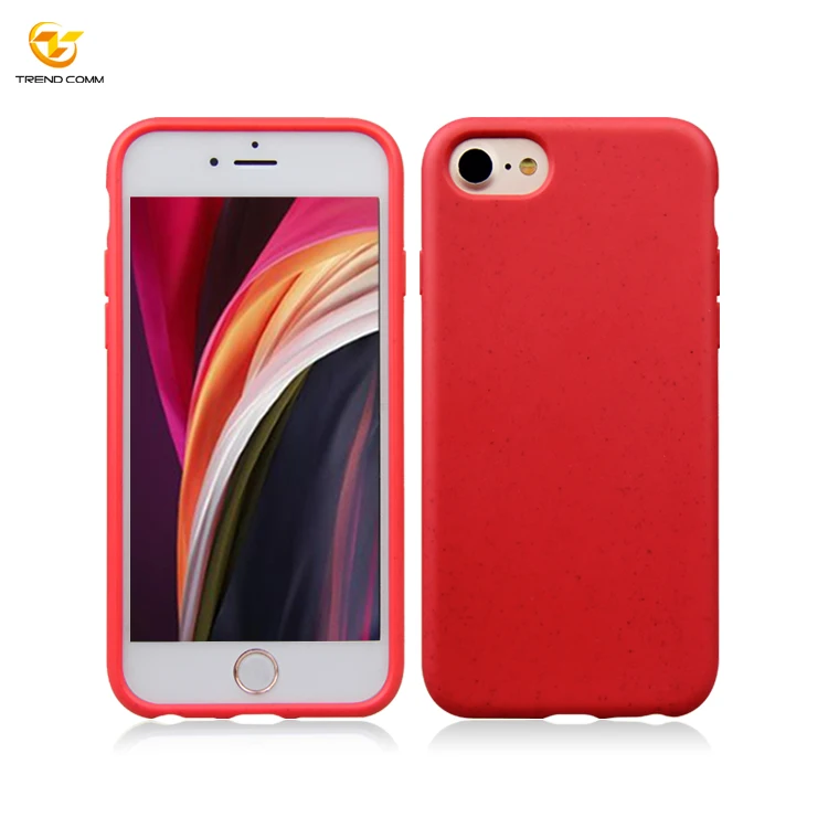 

Soft Bio Degradable Recycled Phone Eco Case For iPhone New SE, Yellow, green, pink, red, black, oliver