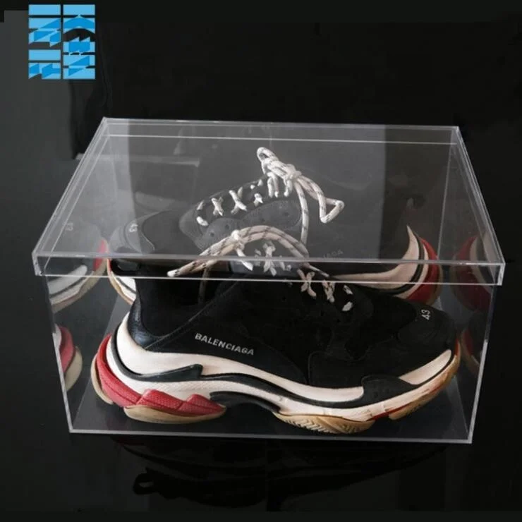

Custom Clear Acrylic Shoe Box Clear Acrylic Sneaker Box