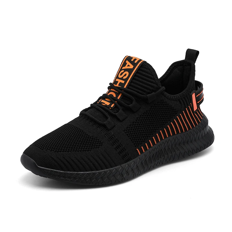 

Men's Running Shoes Casual Sneakers Lightweight Fashion Breathable Fly Woven Upper Sports Casual Shoes Men, Optional