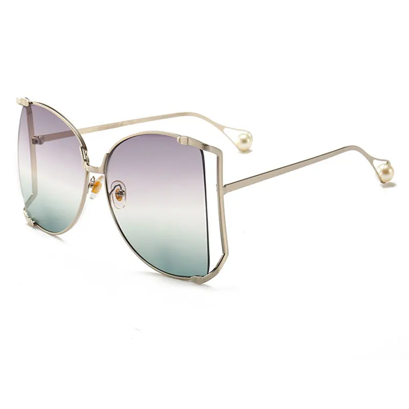 

HBK 2021 New Fashion Model Pearl antislip self-rim sunglasses