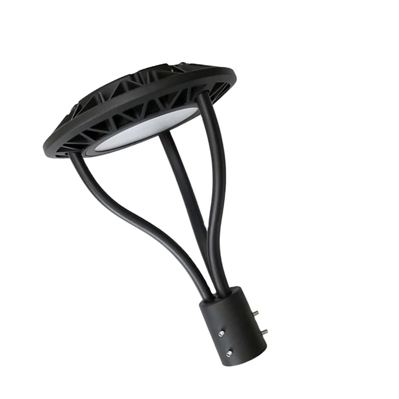 

60W US inventory Outdoor post top led lights IP65 led area street lights for garden landscape, Coffee