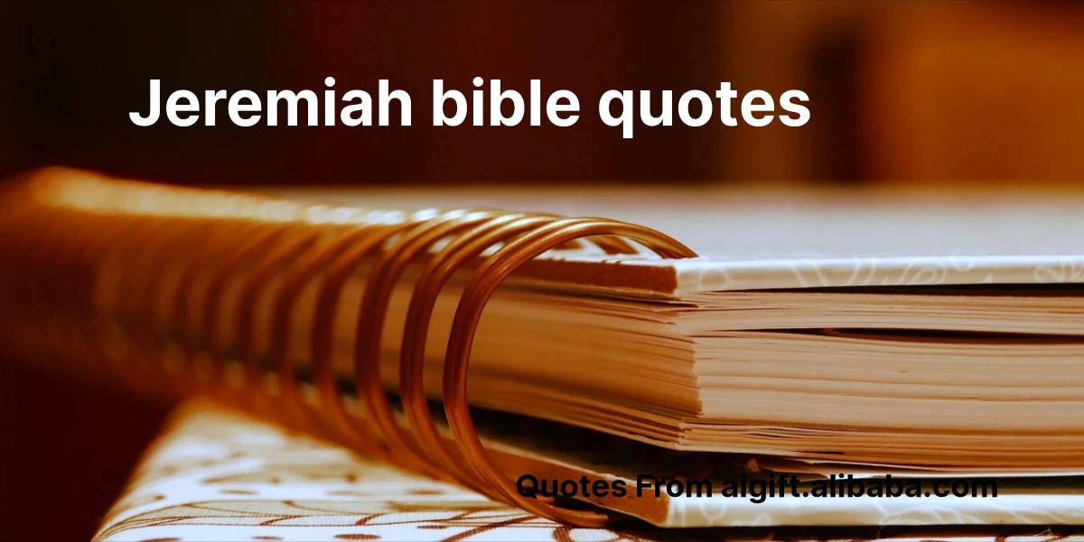 jeremiah bible quotes