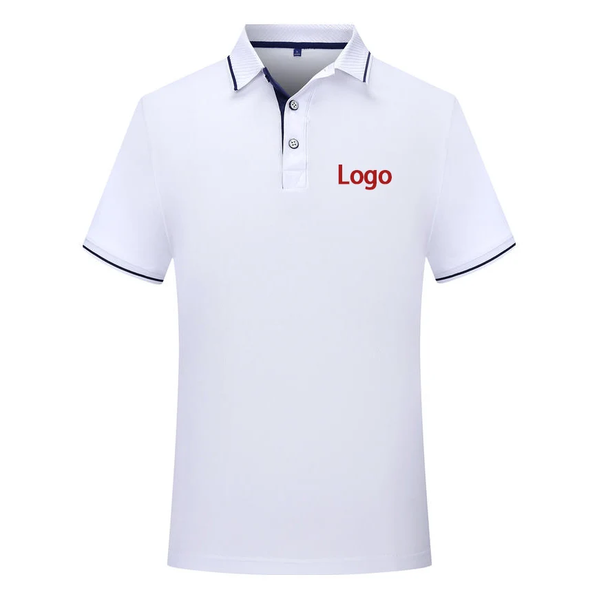 Wholesale Custom Printing Polyester Cotton Ladies and Men's Polo Shirt Men Polo Shirts With Embroidery Logo Plain Golf