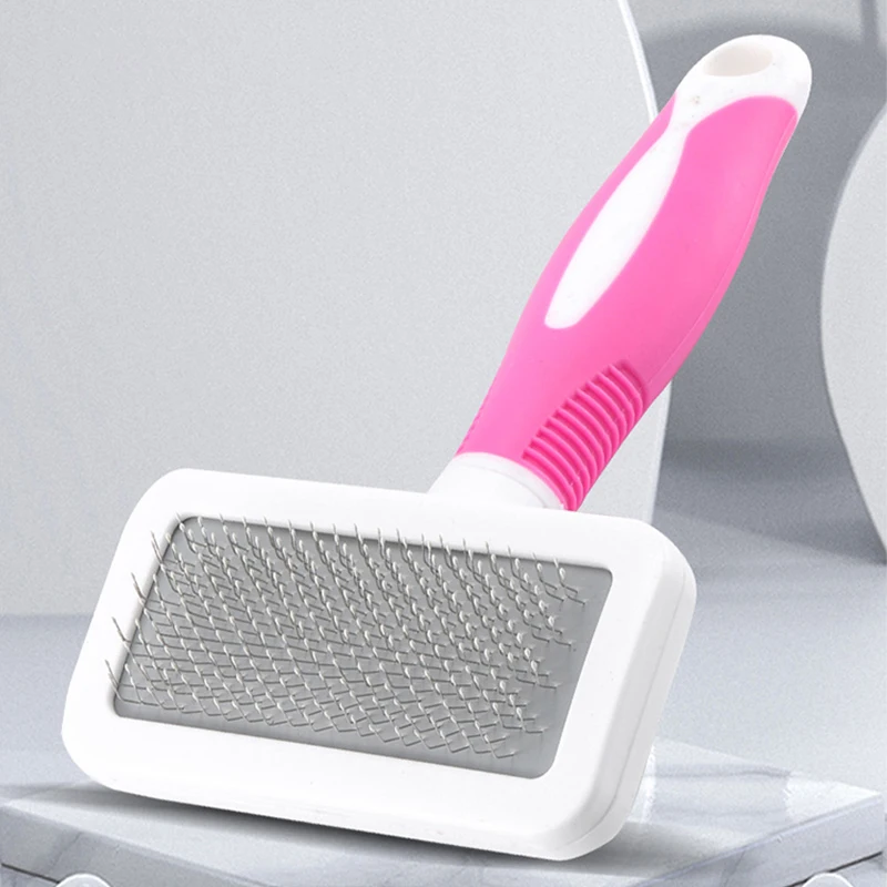 

Best Seller Self Cleaning Slicker Brush Gently Removes Loose Undercoat Mats And Tangled Hair, Red,green