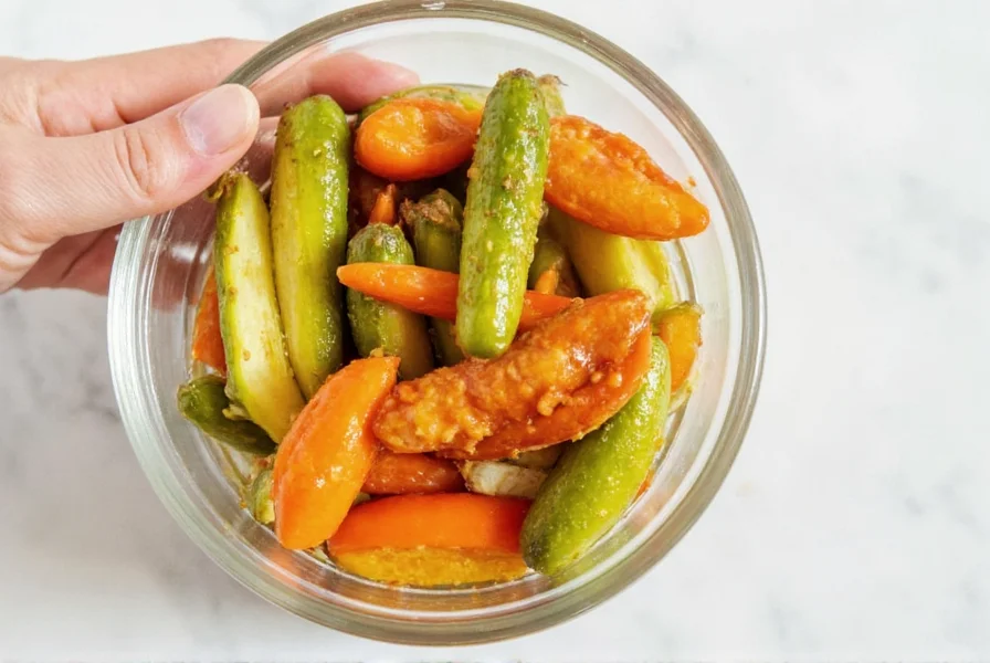 Pickle Storage Shelves in Pantry