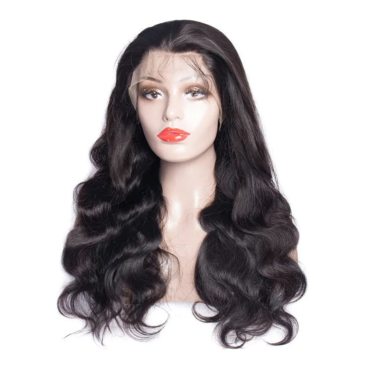 

cheap malaysian short remy hair bob wig in mozambique natural black virgin hair body wave middle part full lace human hair wig