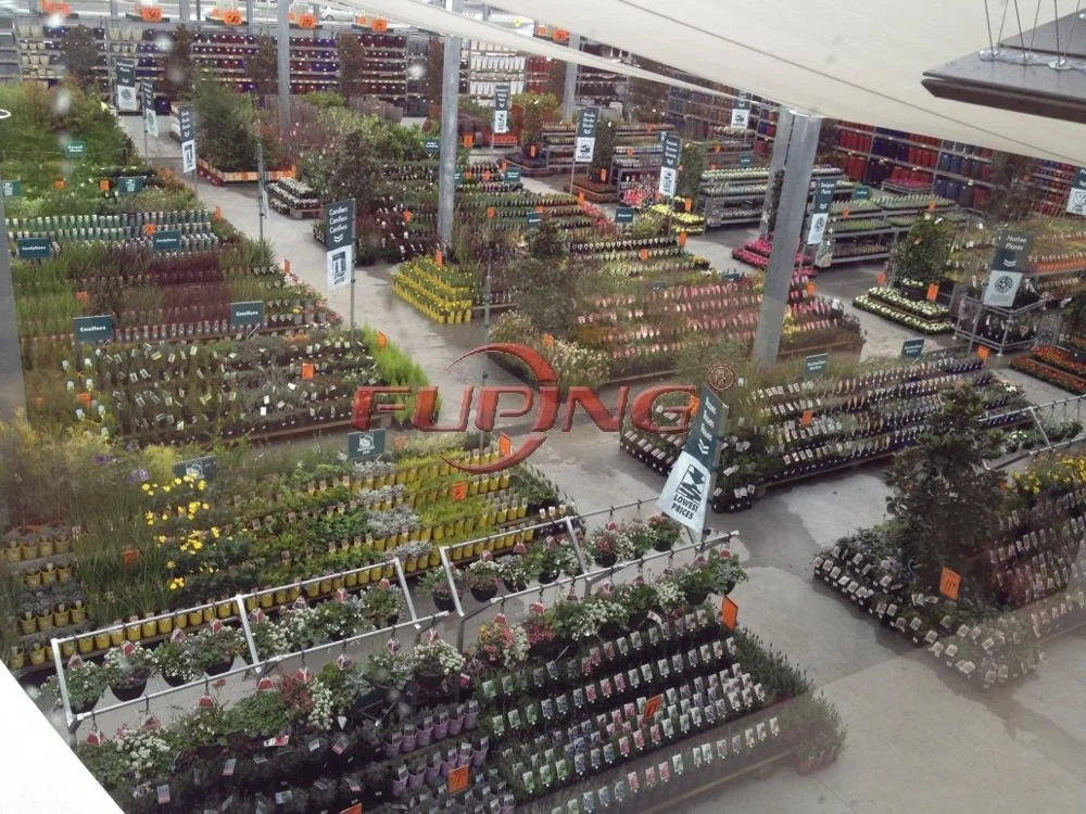 
flower display racks, metal rack for flower pots, standing flower pot rack 