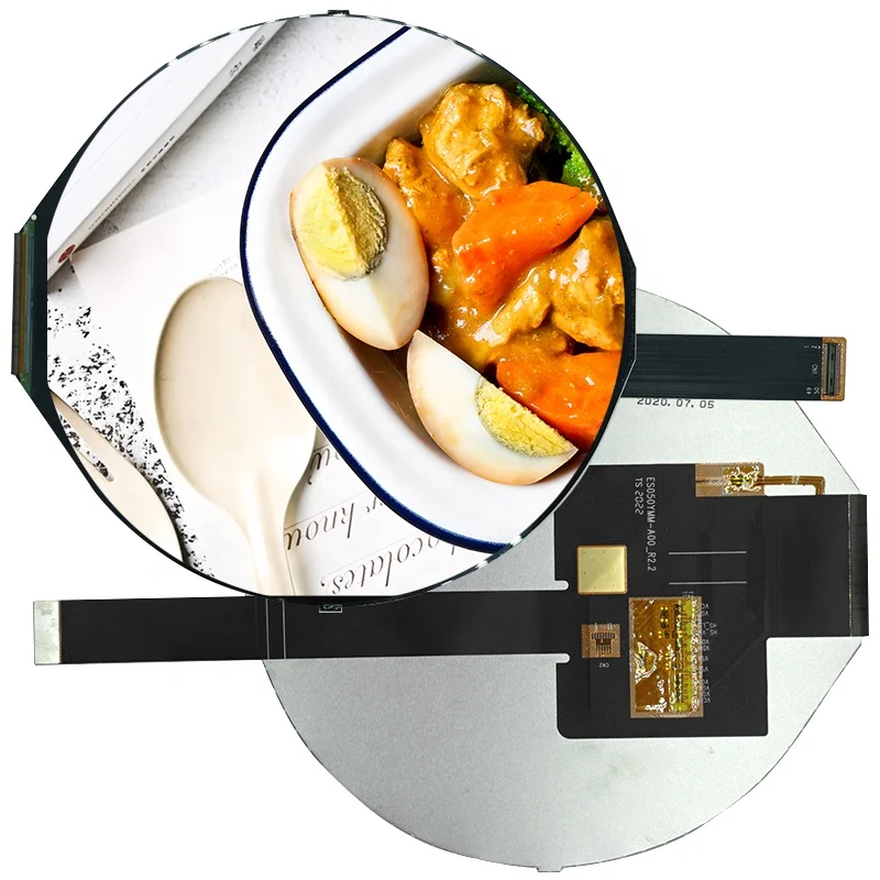 

Round TFT 5 inch 1080p touch capacitive screen 1080*1080 LCD display LCD module