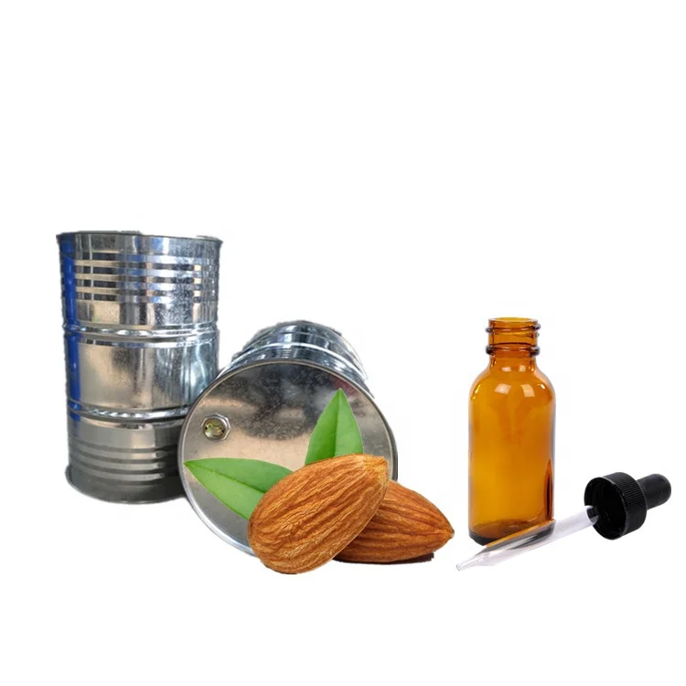 

Sweet Almond Oil In Bulk Cold Pressed Carrier Oil Almond Oil For Skin Spa Factory Manufacturer, Pale yellow liquid