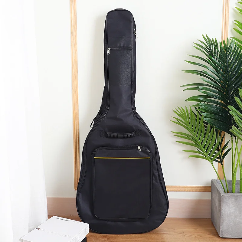 

China factory supplied top quality  Oxford Fabric electric hard guitar bag padded case for guitar, Black