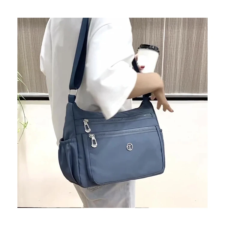 

China Manufacturer Leisure Bag Single Shoulder Bag for women nylon waterproof large capacity women's Shoulder Bag, Customized color
