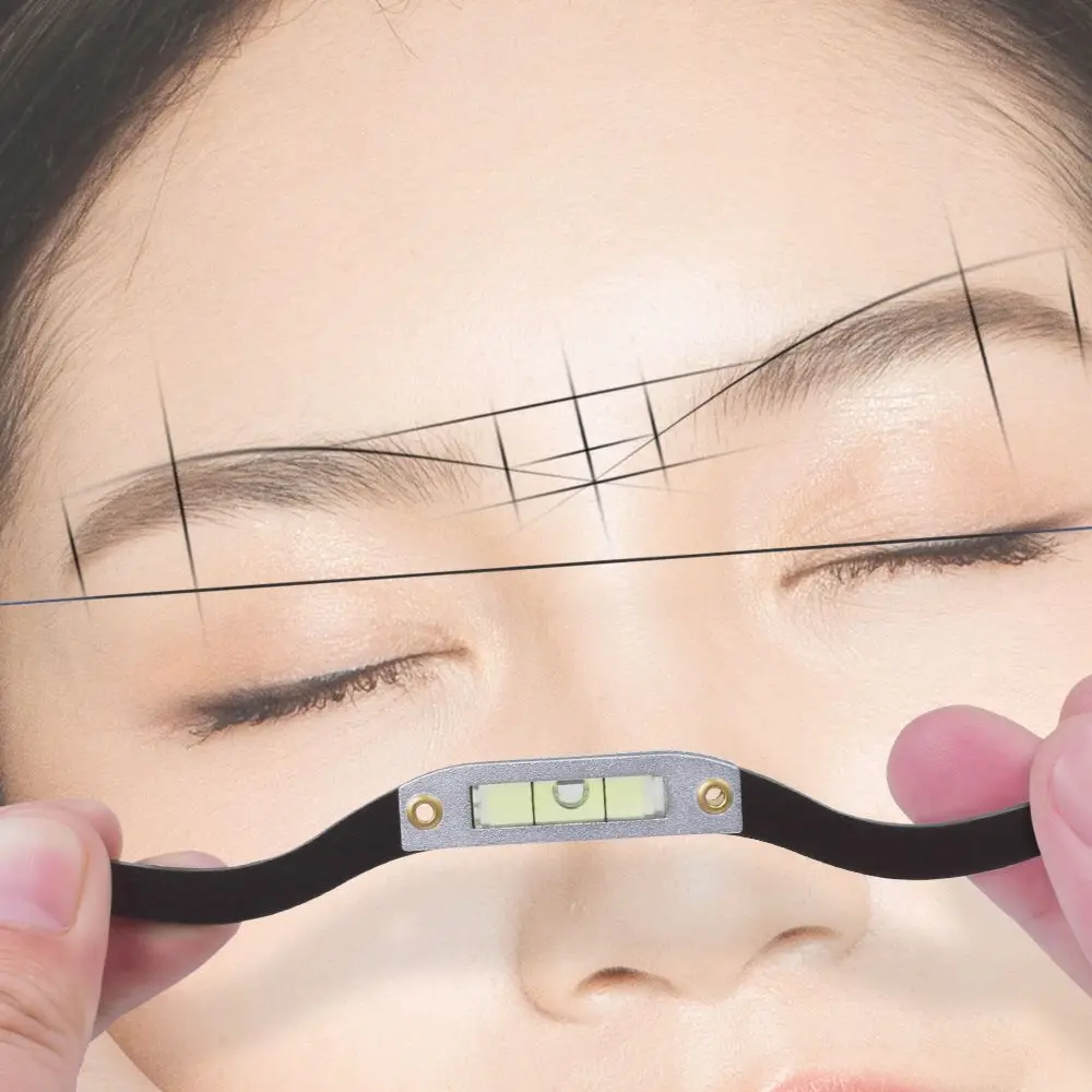 

Tattoo Eyebrow Microblading Mapping Ruler For Permanent Makeup Academy's Training, Black