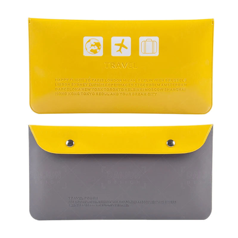 

High Quality Travel Wallet PVC Passport card Holder Travel Wallets, Various color