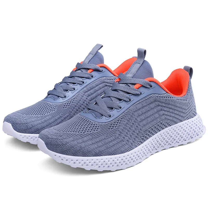 

2019 Spring Summer Women Casual Shoes Fashion Breathable Hollow Lace-Up Women Sneakers, Optional