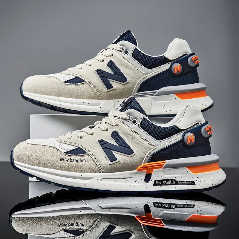 

2021 new fashion custom sports men skateboard shoes men's casual shoes male running sneakers