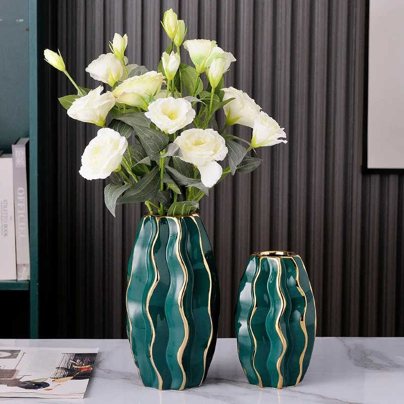 

New-design Nordic Style Colorful Ceramic Flower Vase Porcelain Vases For Home Decor