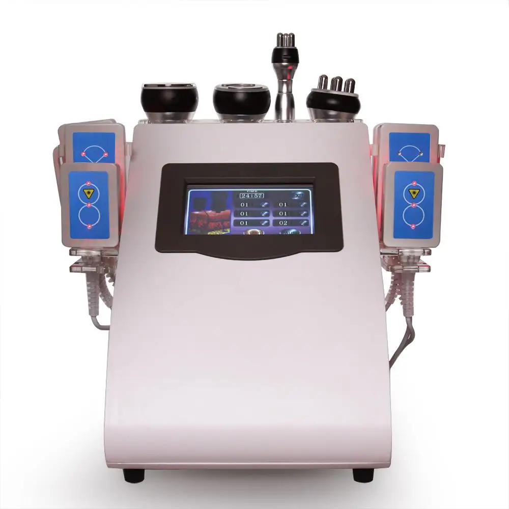 

HN- Portable KIM 8 RF 9 in 1 Vacuum Cavitation System Lipo Laser 40KZ Slim Weight Loss beauty Machine Slimming Machine, White