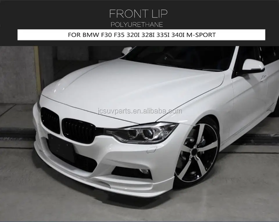 For Bmw F30 F35 M Sport 14 18 Front Bumper Lip Spoiler Body Kit Matt Black Pu Buy F30 F35 Front Lip Plastic For Bmw F30 Pu Front Lip For Bmw F30 F35 M Sport Lip