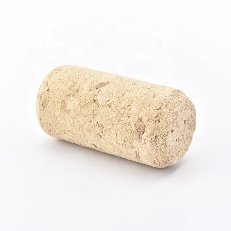 Wooden customized synthetic cork stopper for bottle wholesales