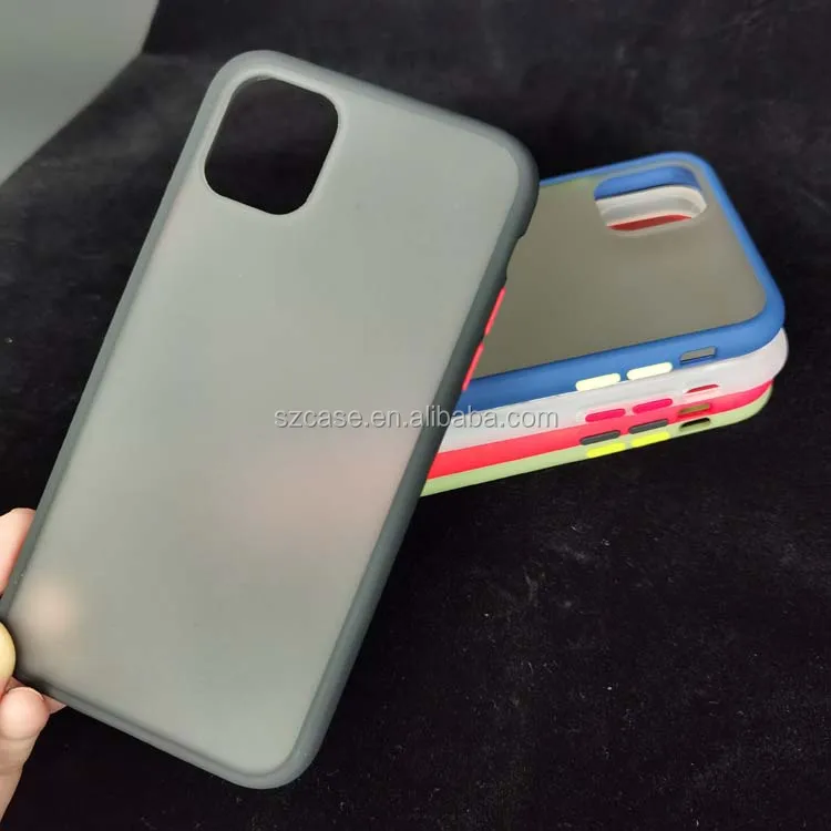 

Newest Mixed Color Frosted Translucent Matte PC Hard Back TPU Bumper Phone Cover Case For Huawei P Smart plus 2019 Honor 20I 10I