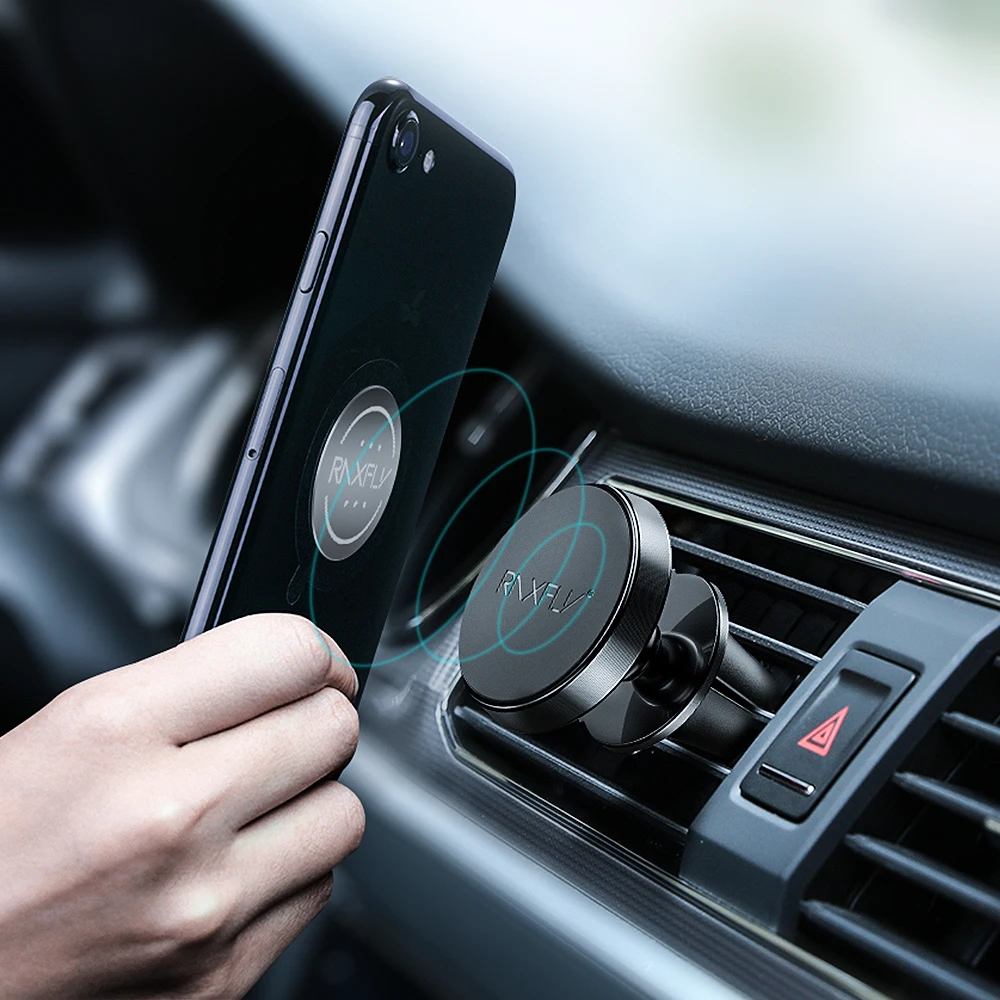 

Free Shipping 1 Sample OK Universal Car Phone Holder 360 Degree Rotation GPS Magnetic Air Vent Mount Mobile Phone Holder Stand