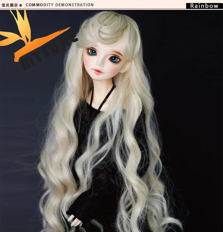 Bjd 1 4 Wig Bjd Doll Hair Blythe Doll Wig - Buy Bjd 1 4 Wig,Bjd Doll ...