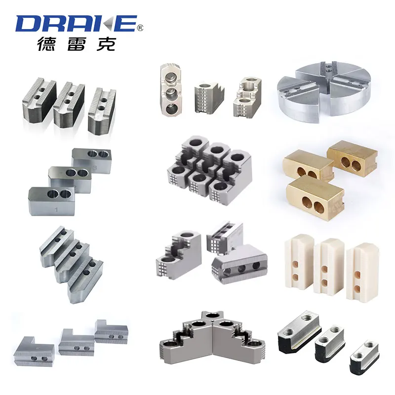 High Claming Precision Lathe 5/6/8/10/12/15 Soft Jaw Hard Jaws for CNC Hydraulic Power Machine Collect Chuck