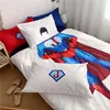Superman cartoon digital printing 3D printing comforter set fill microfiber for minors