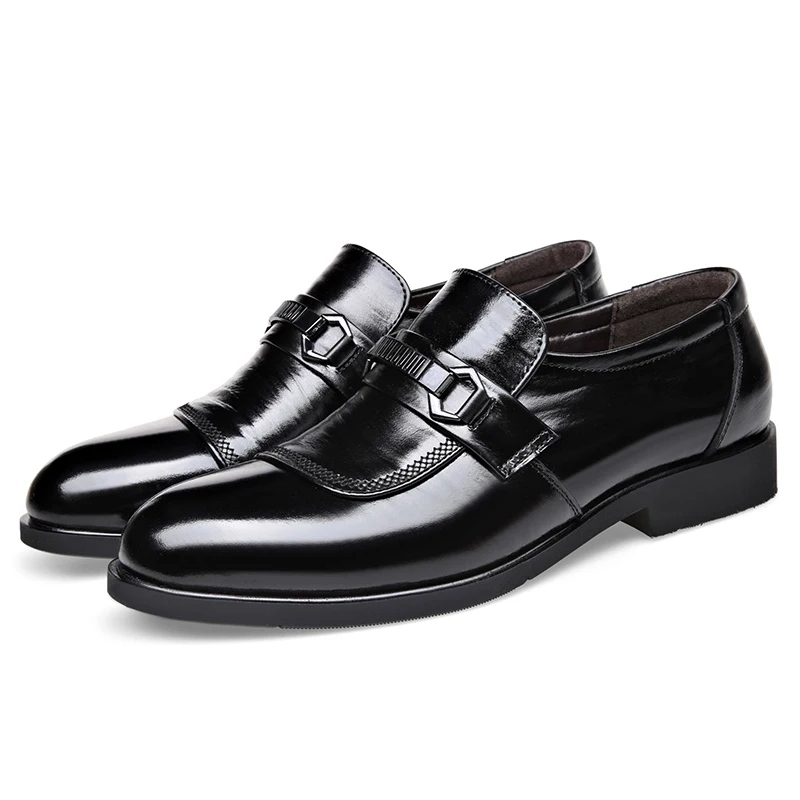 

New Patent Leather Men Genuine Leather Men elevator Dress China Shoes Manufacturer Italy Design wedding loafer