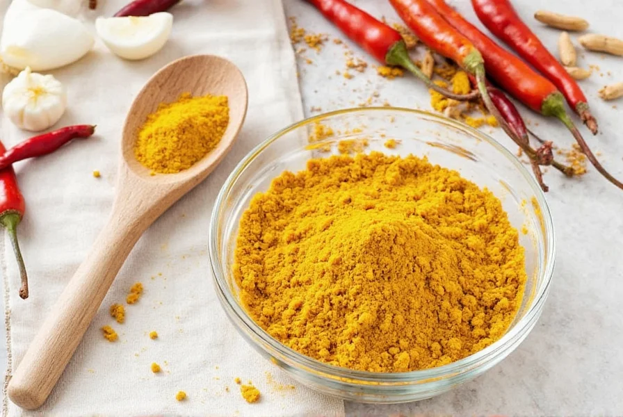 Turmeric, cumin, coriander