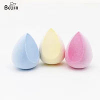 

Belifa egg shaped super soft microfiber makeup blender sponge puff