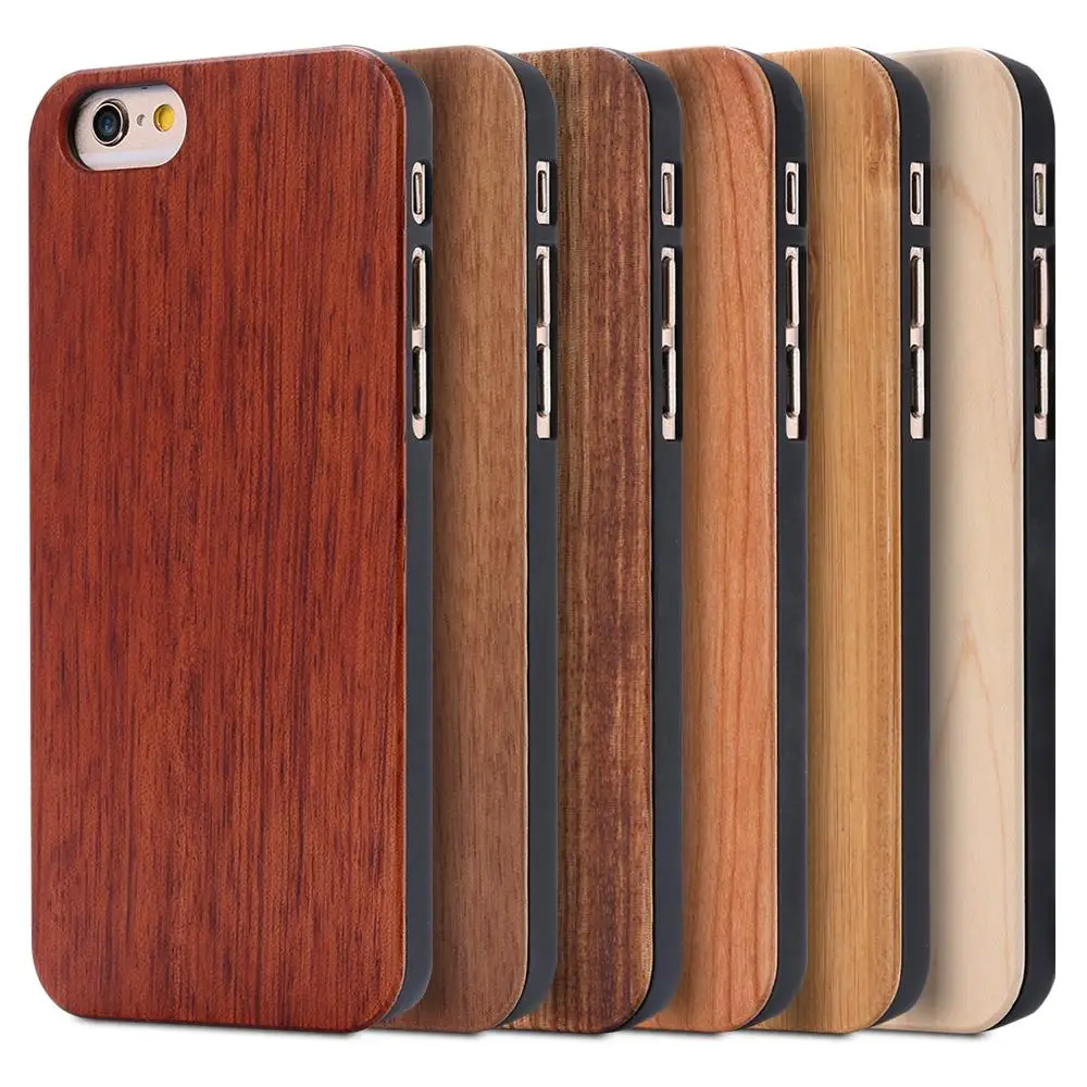 

Free Shipping 1 Sample OK RAXFLY New Design Cellphone Cases Bamboo / Real Wood Mobile Cell Phone Case For iPhone 6 7 8 Plus