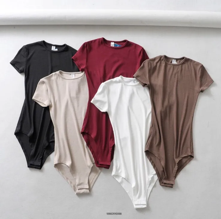 

women T shirt sexy big back jumpsuit fashion vest bodysuits