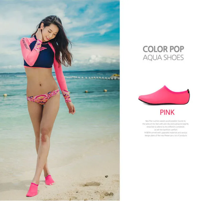 

Outdoor diving socks water beach Yoga socks diving shoes antiskid and quick drying socks, Pink/black/navy blue/orange/green