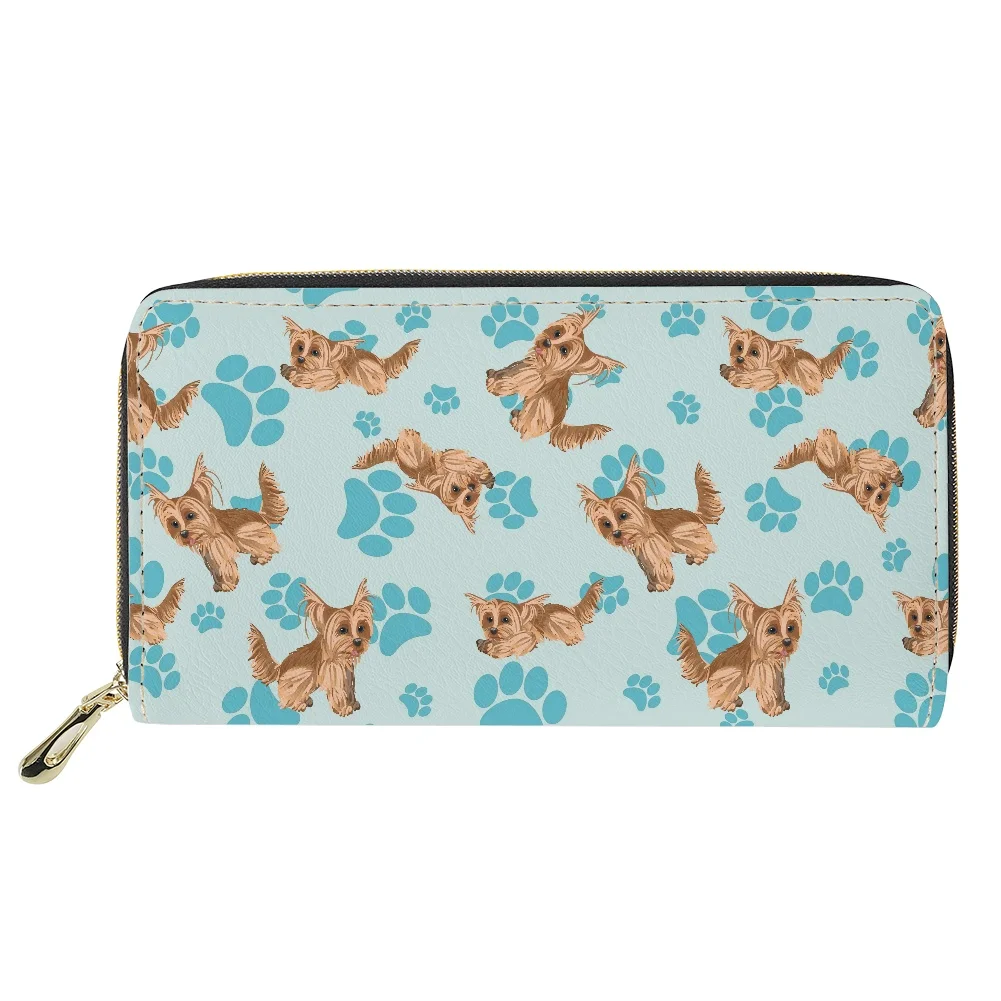 

Leisure Ladies Clutch Wallet Cute puppy Girls Printed Portable Long Wallet Pu Soft Customized Luxury Wallet Purse For Women