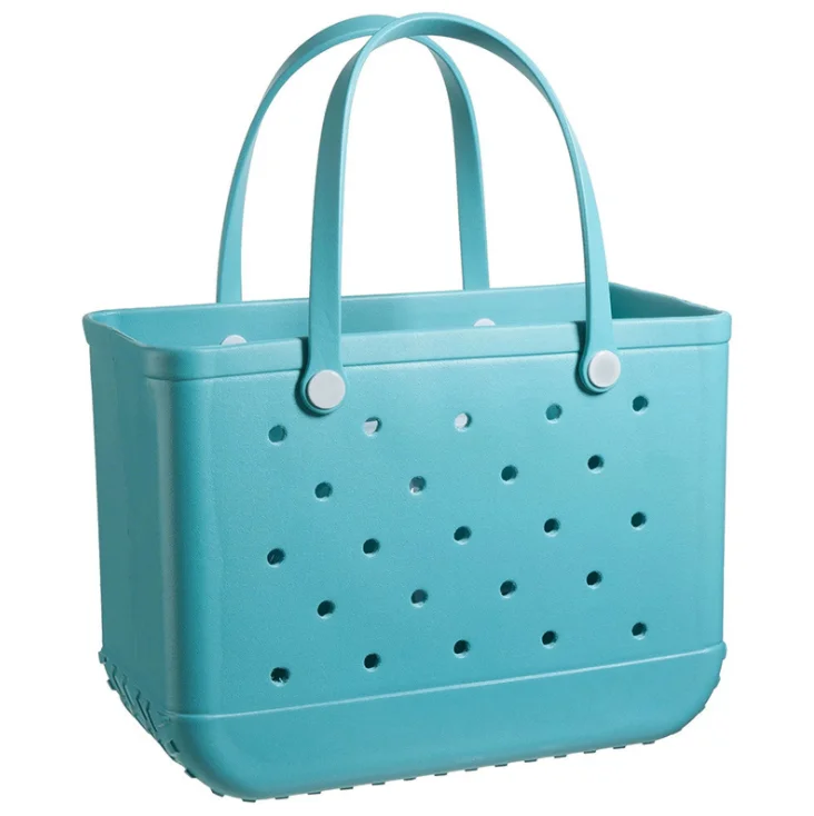 

Candy colored beach bag eco-friendly waterproof lady EVA tote bag, 5 colours