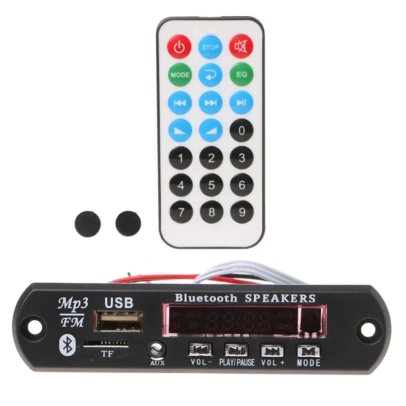 

MP3 Decoder Board BT Speaker Remote Control TF Card USB MP3 WMA APE WAV FLAC Support Folder Play