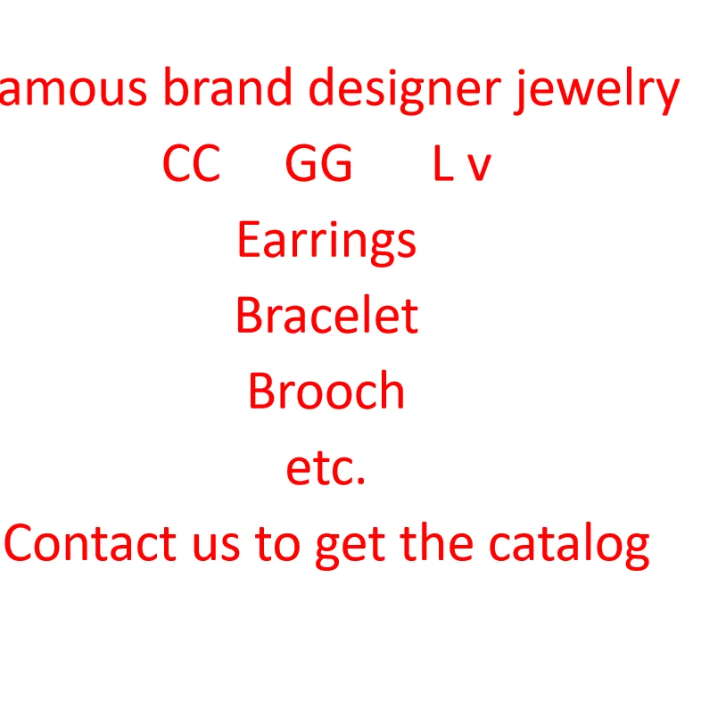 

2021 New trend top quality famous luxury jewelry brand designer earrings famous brands, Gold plated