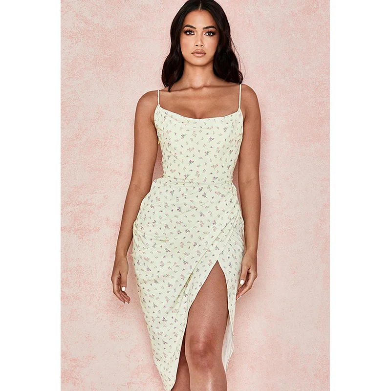 

Women Clothing Floral Balcony Corset Dress Casual Wear Dresses, As picture