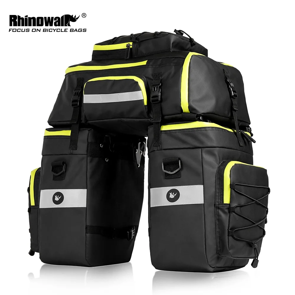 

Rhinowalk 2020 latest design multifunction travel bicycle rear saddle bag pannier road bike