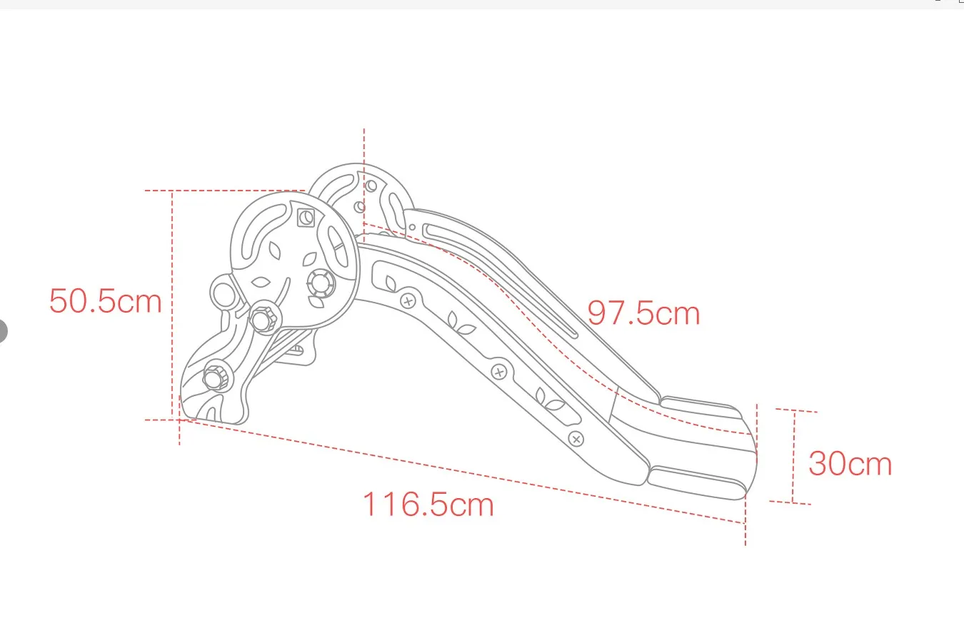 Hot Selling New Design Indoor HDPE Plastic Slide for Kids Amusement Park Playground Garden Mall Supermarket Use EU factory