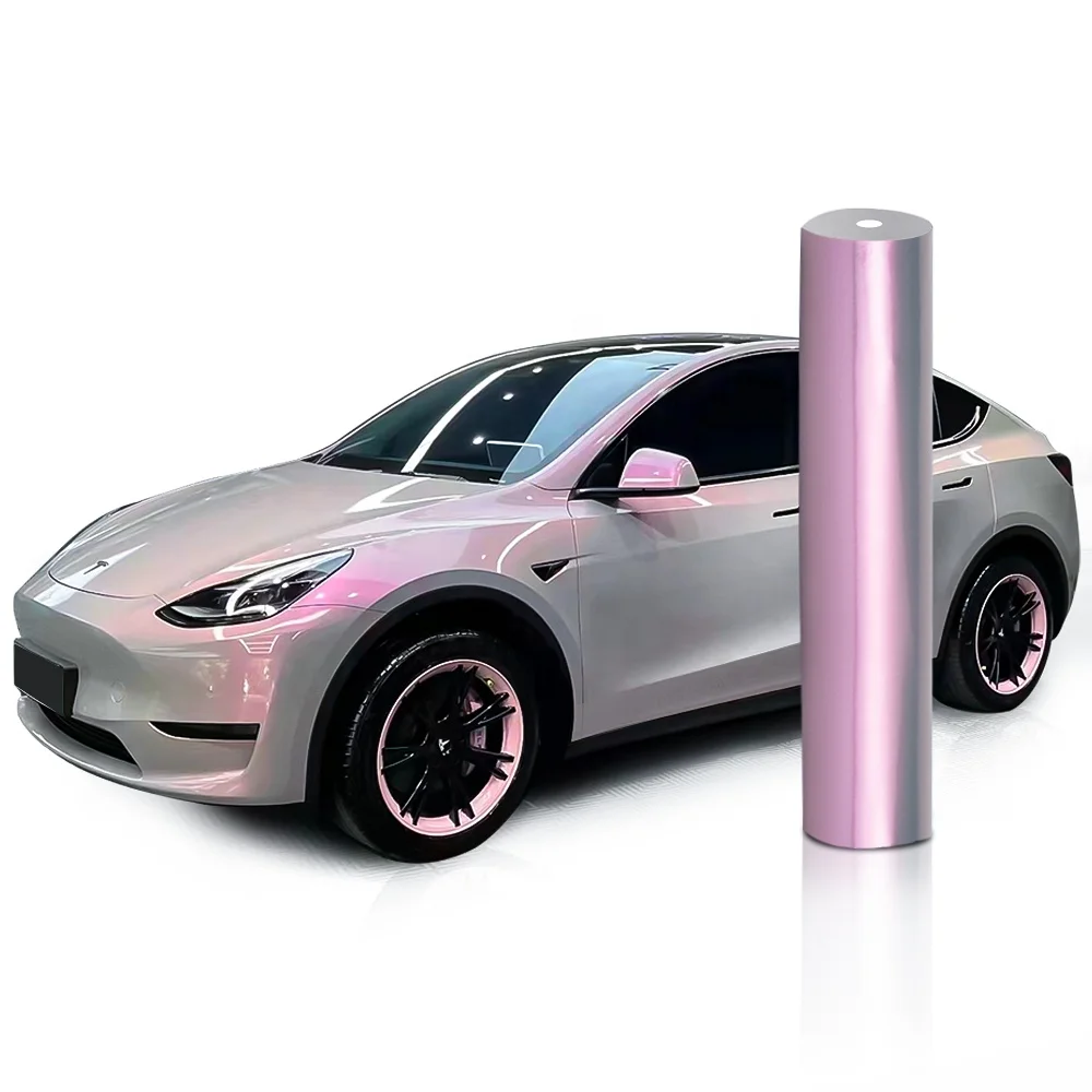 

Carlas 1.52*16.5m/roll Double Color Glossy Candy Chameleon Car Wrapping Vinyl Vehicle Warp Film