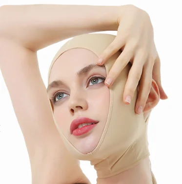 

Wholesale Ultra-thin Women Double Chin Reducer Patch Facial Shaper Bandage Face Lifter Strap Chin Slimmer Belt, Nude