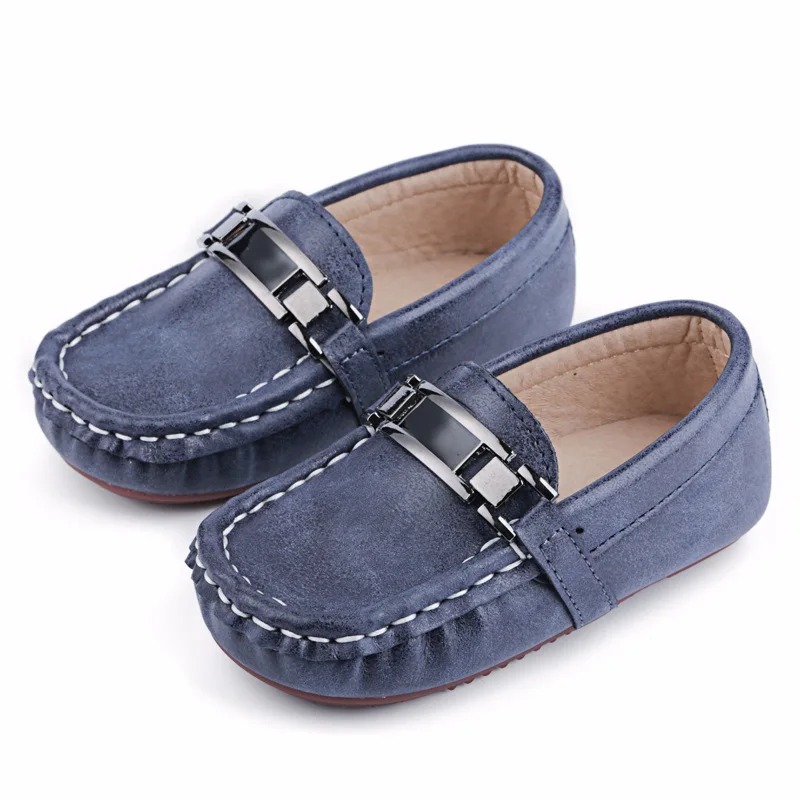 

Boys Girls Slip-on Loafer Flats Casual Shoes Solid Color Moccasin for Children, Many colors