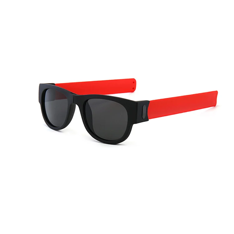 

Fashion Collapsable Folding Sun Glasses Wrap Wristband Sap Lente de Sol Gafas polarized Sunglasses for men and women