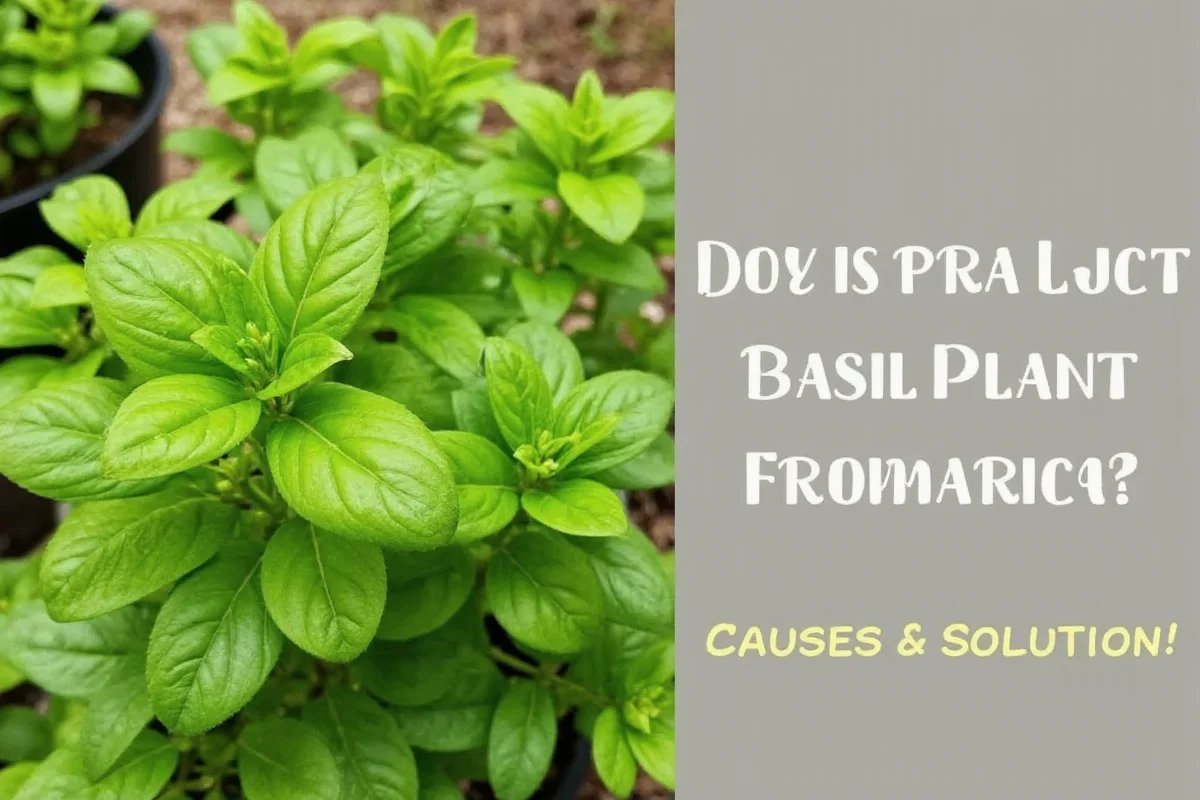 why is my basil plant flowering