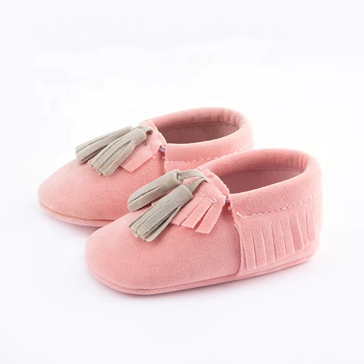 
New Arrival Tassel Suede Baby Moccasins For Girls 